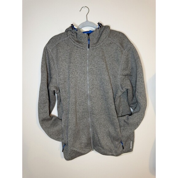 Projek Raw Still Human Zip Up Hoodie Men’s L Gray Cruelty Free Warm Cozy - Picture 1 of 11